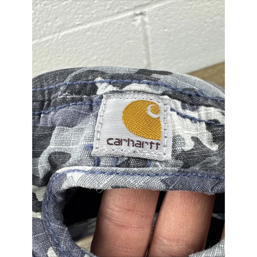 Carhartt Womens‎ El Paso Camo Military Cap Deep Blue Vented Camo